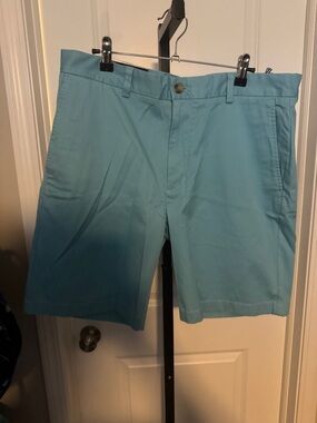 Vineyard Vines Men's Aqua Flat-Front Performance Shorts